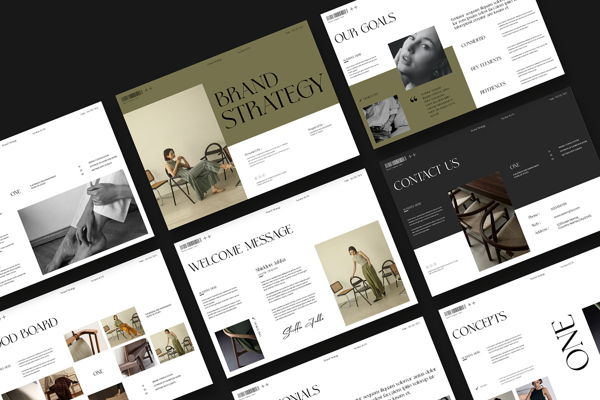 Brand Strategy Template, a Brochure Template by UpSolution (Photo 2 of 8)