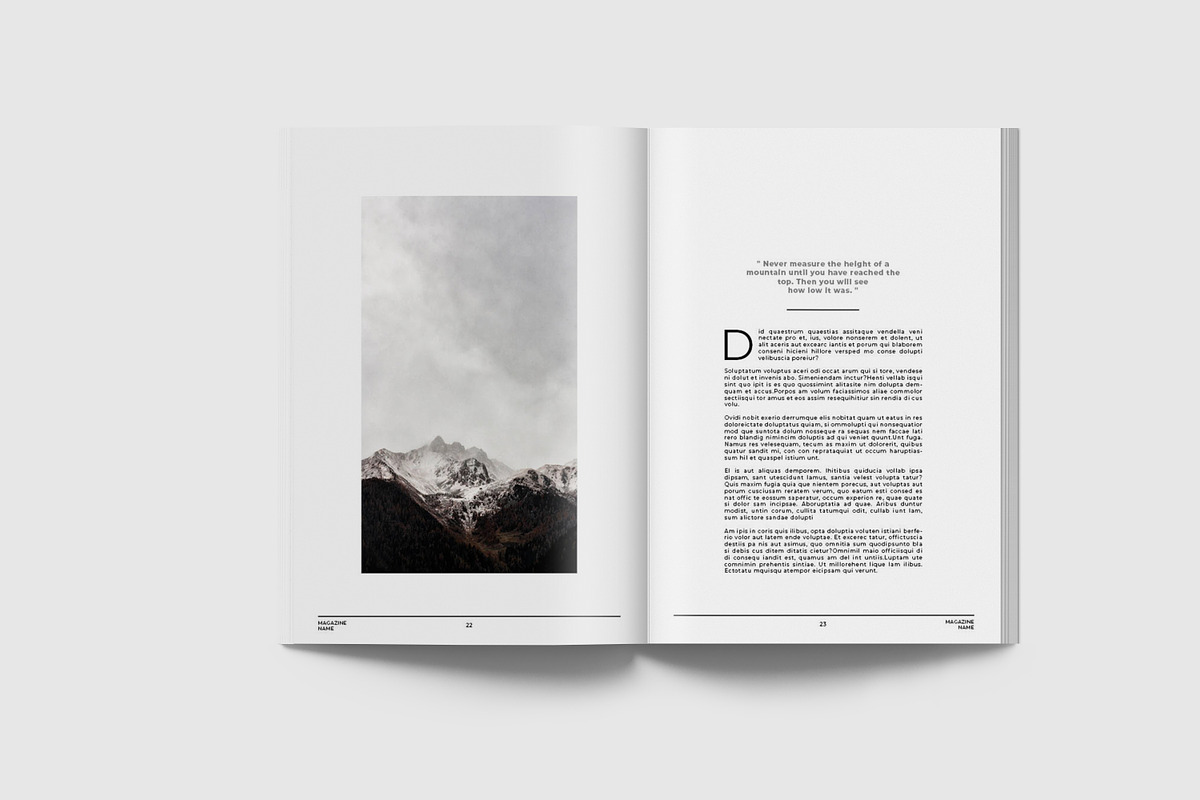 Simple & Clean Magazine VIII, a Magazine Template by Uloel Design (Photo 11 of 12)