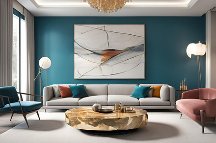 House, Living room Luxury space, an Architecture Photo by ComfortQ
