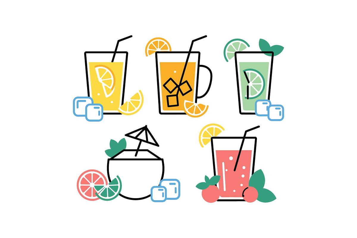 Summer Beach Elements Vector, an Object Graphic by jahid234 (Photo 13 of 13)