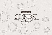 Vintage Sunburst Rays Collection, a Decorative Illustration by TheMountBirdStudio (Thumbnail 1 of 5)