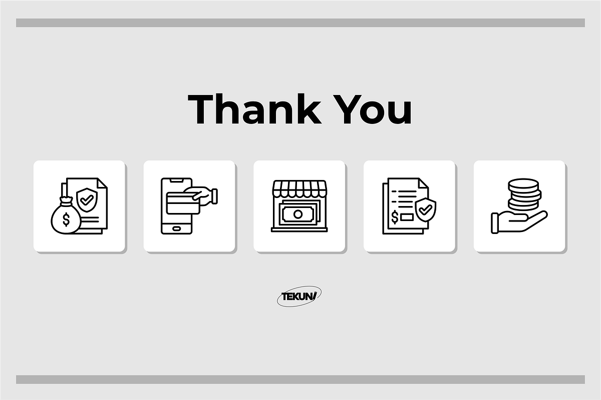 Payment and Bill Icons, an Outline Icon by Tekuni (Photo 6 of 6)
