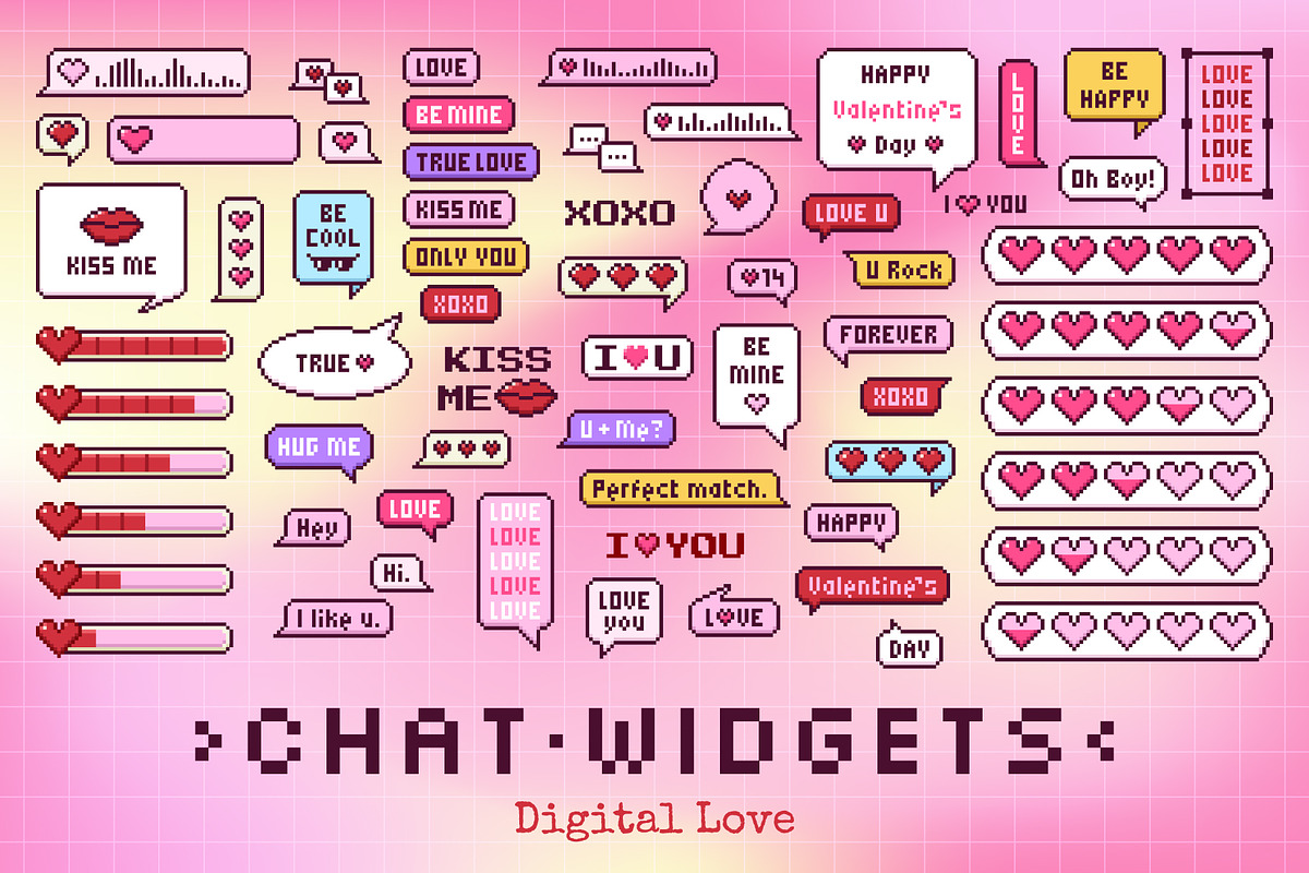 Digital Love: 150+ Pixel Art Kit, an Object Graphic by IuliiaSavko (Photo 6 of 11)