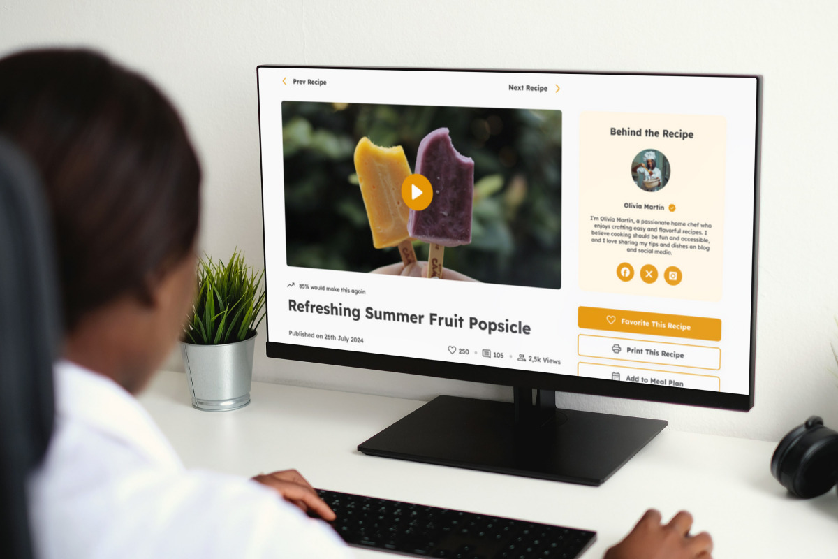 Eato - Food Recipe Landing Page V2, a Landing Page Template by twinstd (Photo 3 of 5)