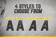 Blocklyn Font Family + Mockups, a Sans Serif Font by Design Panoply (Thumbnail 4 of 10)