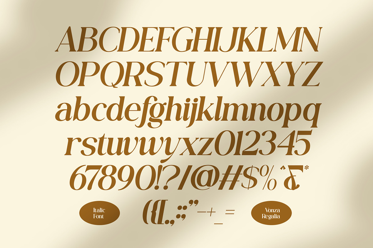 Vonza Regalia – Luxury Serif Duo Fon, a Sans Serif Font by Flawless And Co (Photo 7 of 10)