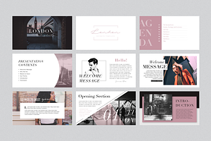 LONDON Keynote Template Gift