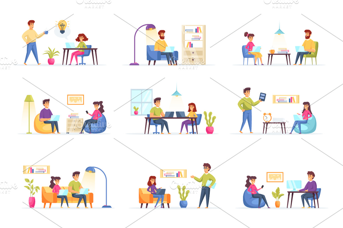 Flat Concepts Illustrations, a Finance Illustration by alexdndz (Photo 7 of 21)