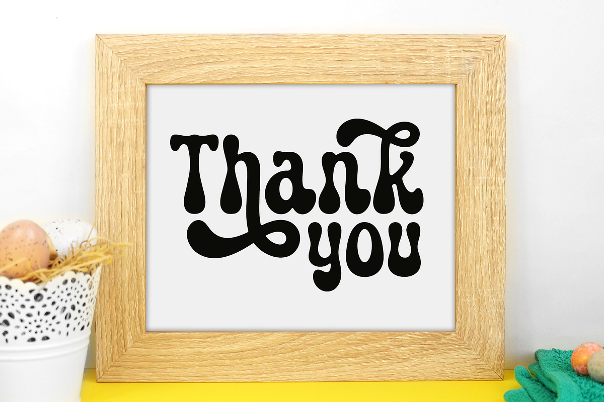 Retro Chicken - Cute Vintage Font, a Handwritten Font by Airotype (Photo 14 of 15)