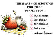 Whimsical Farm Strawberry Clipart, a Seasonal Illustration by OK Design (Thumbnail 6 of 6)