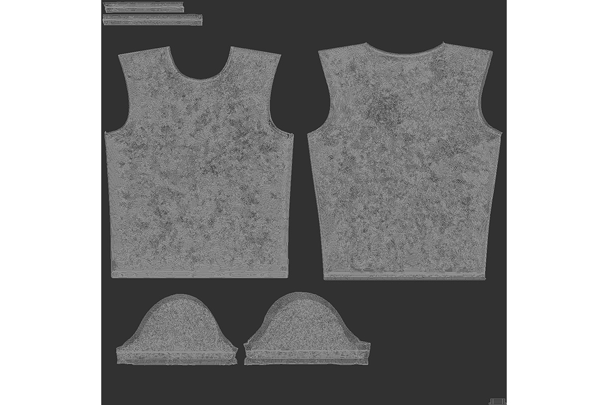 Black Men's T-Shirt 3D Model, an Object 3D Model by rebrandy (Photo 6 of 9)