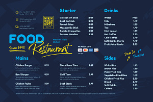 Food Restaurant (PSD/Ai) Template