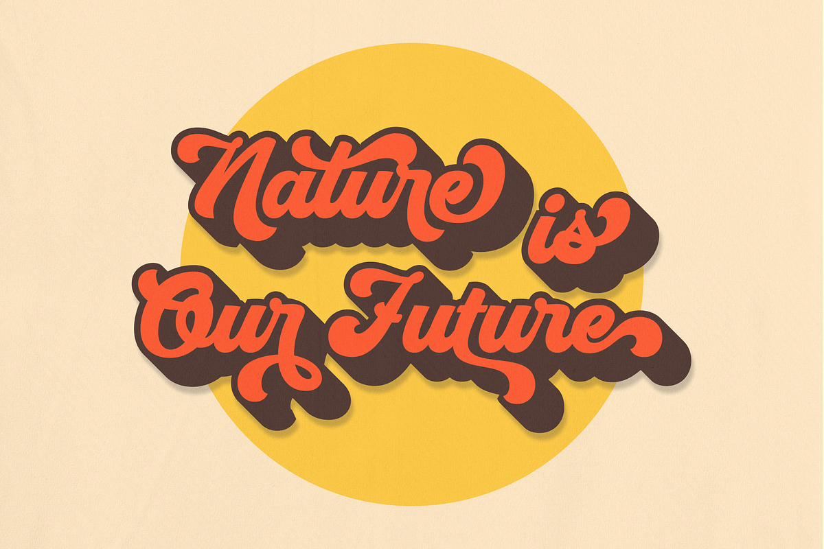 Mucky Script - Retro Groovy Font, a Script Font by Holyline Design (Photo 4 of 14)