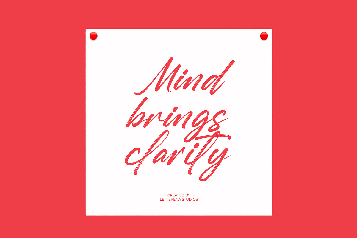 Gently Milarea Modern Brush Font, a Script Font by Letterena Studios Script (Photo 2 of 20)