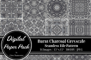 Burnt Charcoal Watercolor Patterns, a Pattern Graphic by Gen Aumonier (Thumbnail 7 of 7)