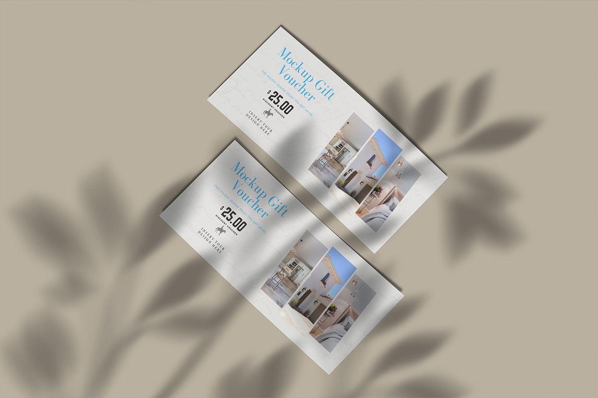 Gift Voucher Mockup, a Print Template by lamorastudio (Photo 8 of 12)