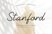 Stanford - Monoline Signature, a Handwritten Font by Heinzel Std (Thumbnail 1 of 10)
