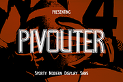 CF Pivouter - Sport Modern Sans, a Sans Serif Font by Indotype Foundry (Thumbnail 1 of 10)