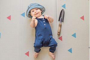 Adorable baby dressed as a little, a Person Photo by Elizaveta Galitskaya