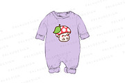 Cute Kawaii Fly Agaric Mushroom, a Seasonal Illustration by Palau (Thumbnail 8 of 12)