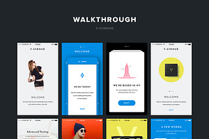 V Avenue Mobile UI Kit