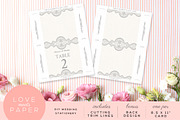 Table Place Card Template PC3004, a Card Template by Love Meets Paper (Thumbnail 2 of 2)