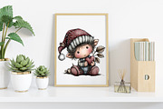 Watercolor Whimsical Elf Clipart, an Illustration by Canvas Craft (Thumbnail 7 of 7)