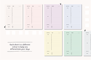 Essential Daily Home School Planner, a Stationery Template by Kin Design (Thumbnail 3 of 5)