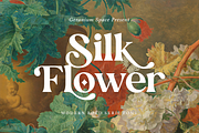 Silk Flower - Modern Serif, a Serif Font by Megi Satyo Widodo (Thumbnail 15 of 26)