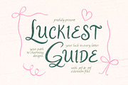 Luckiest Guide – Sweet & Playfull, a Handwritten Font by dailygraphic (Thumbnail 1 of 9)