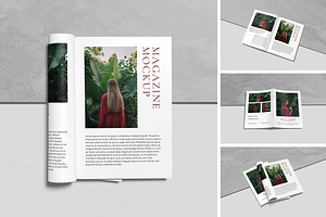Magazine Mockup, an Advertising Mockup by swsi-studio