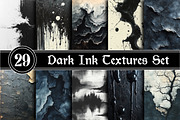 Dark Ink Textures, an Illustration by RobertsArt (Thumbnail 1 of 5)