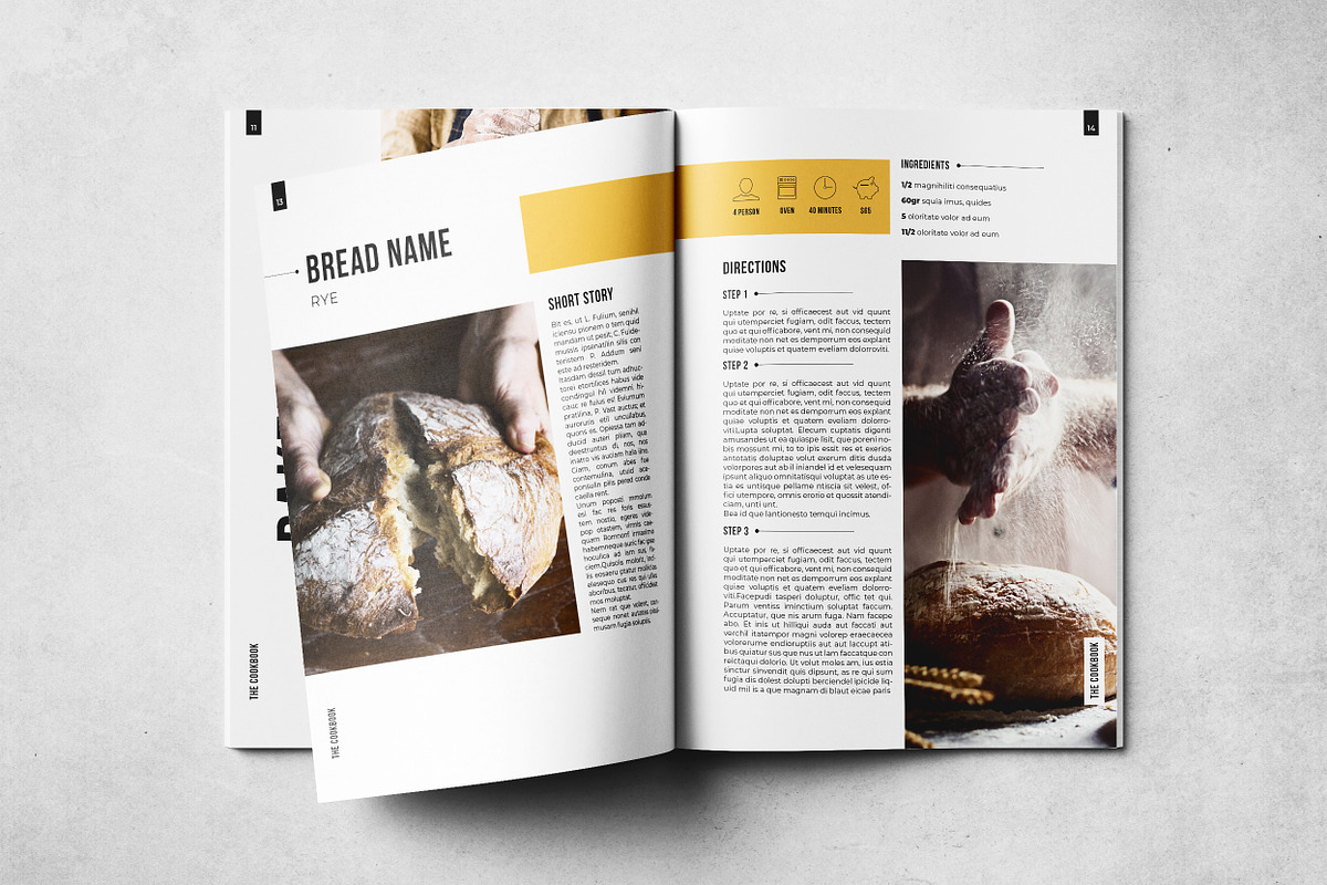Cookbook / Recipe Book, a Brochure Template by Grkic Creative (Photo 9 of 14)