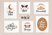 Magic Moon Butterflies Clipart Set, an Object Graphic by Alena Koval (Thumbnail 5 of 15)