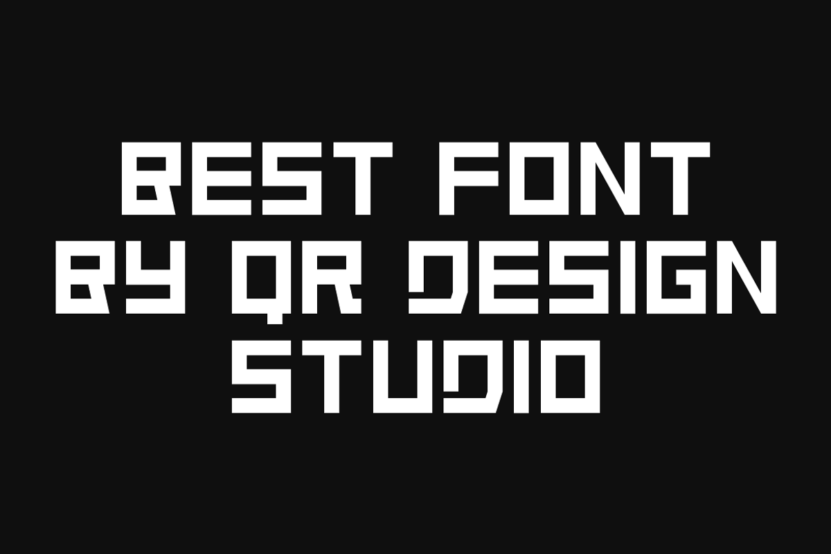 Ametech - Futuristic Font, a Sans Serif Font by QR Design Studio (Photo 3 of 6)