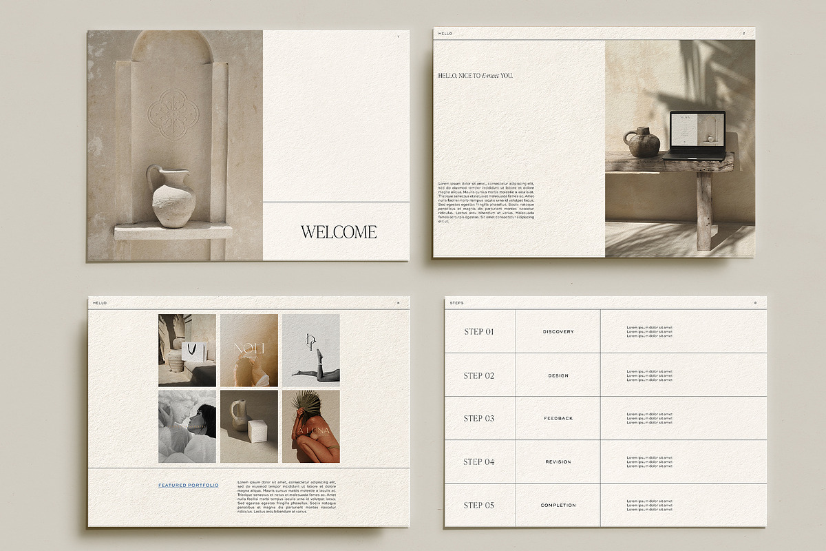 La Calma - Welcome Guide Template, a Presentation Template by Alubia design (Photo 2 of 4)