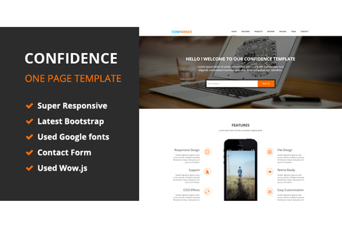 Digital Agency HTML Website Template, a Bootstrap Template by Themeplaza (Photo 1 of 3)