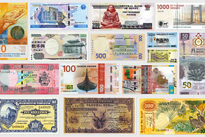 World paper money banknote, a Business Photo by BOOCYS