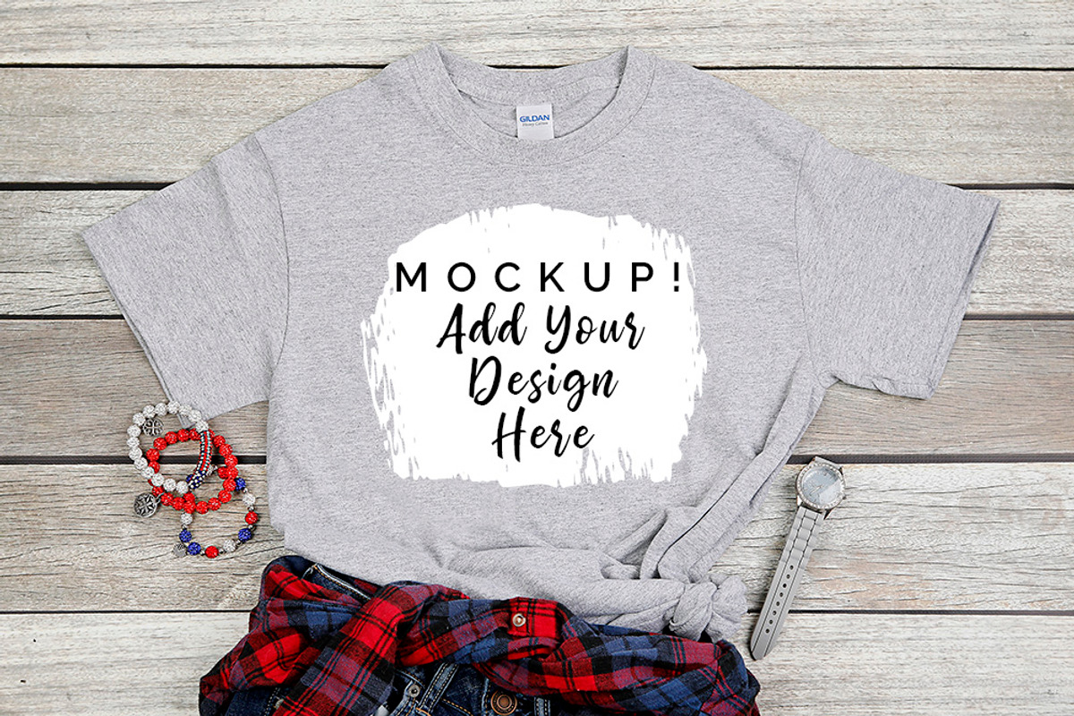 T-Shirt Mockup Bundle, a Shirt Mockup by SUBLIME Styled Stock (Photo 4 of 6)