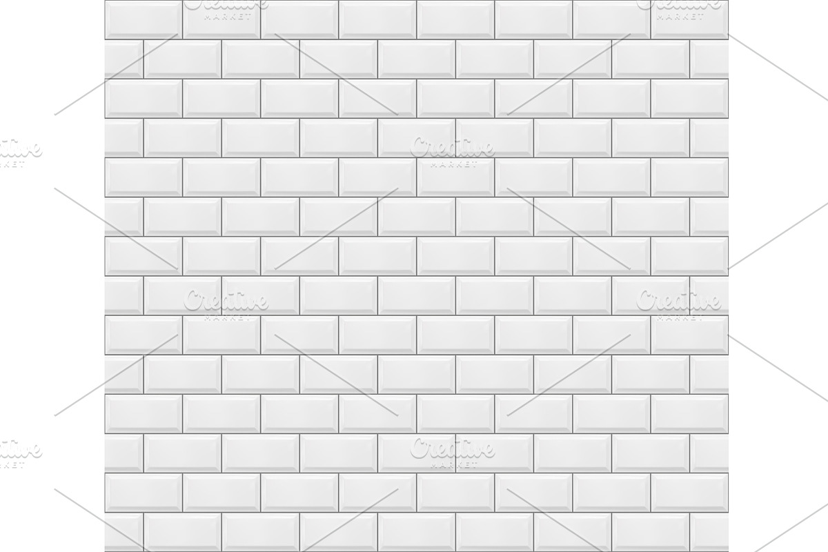 Subway tunnel wall or floor tile, a Decorative Illustration by Buch&Bee
