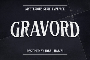 Gravord - Mysterious Serif