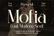 Mofia - Modern Serif Font, a Serif Font by MaikoHatta (Thumbnail 1 of 7)