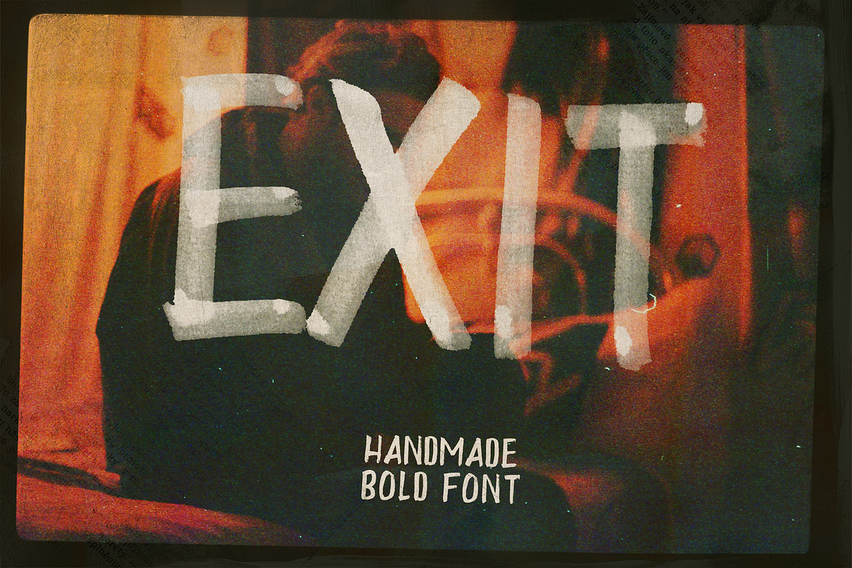 Exit Brush & SVG Font preview 4