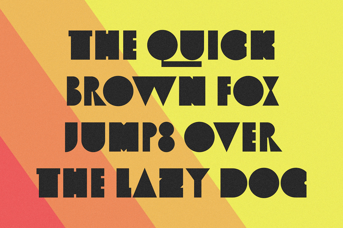 Classic Geometry - Display Font, a Sans Serif Font by Suolahti Type (Photo 3 of 6)