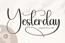Yesterday | Script Font