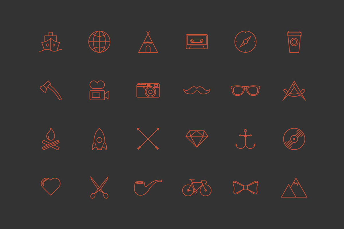 Hipster Vintage Logo Pack, a Branding & Logo Template by Victor Barac (Photo 5 of 5)