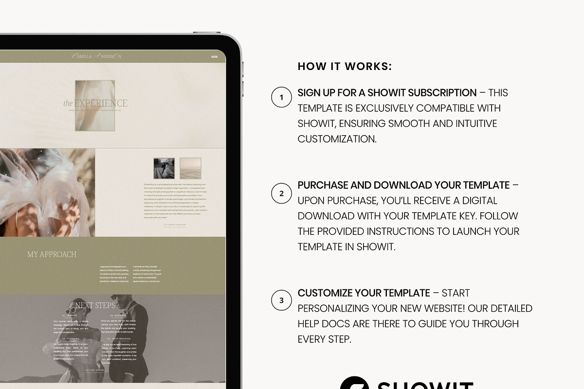 Showit Website Template | Camilla, a Websites & App Template by Hey Ambr Creative (Photo 4 of 7)