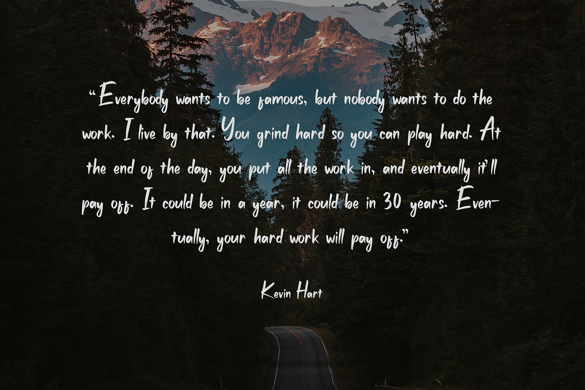 Busten - Handwritten Brush Font, a Script Font by Craft Supply Co. (Photo 7 of 9)
