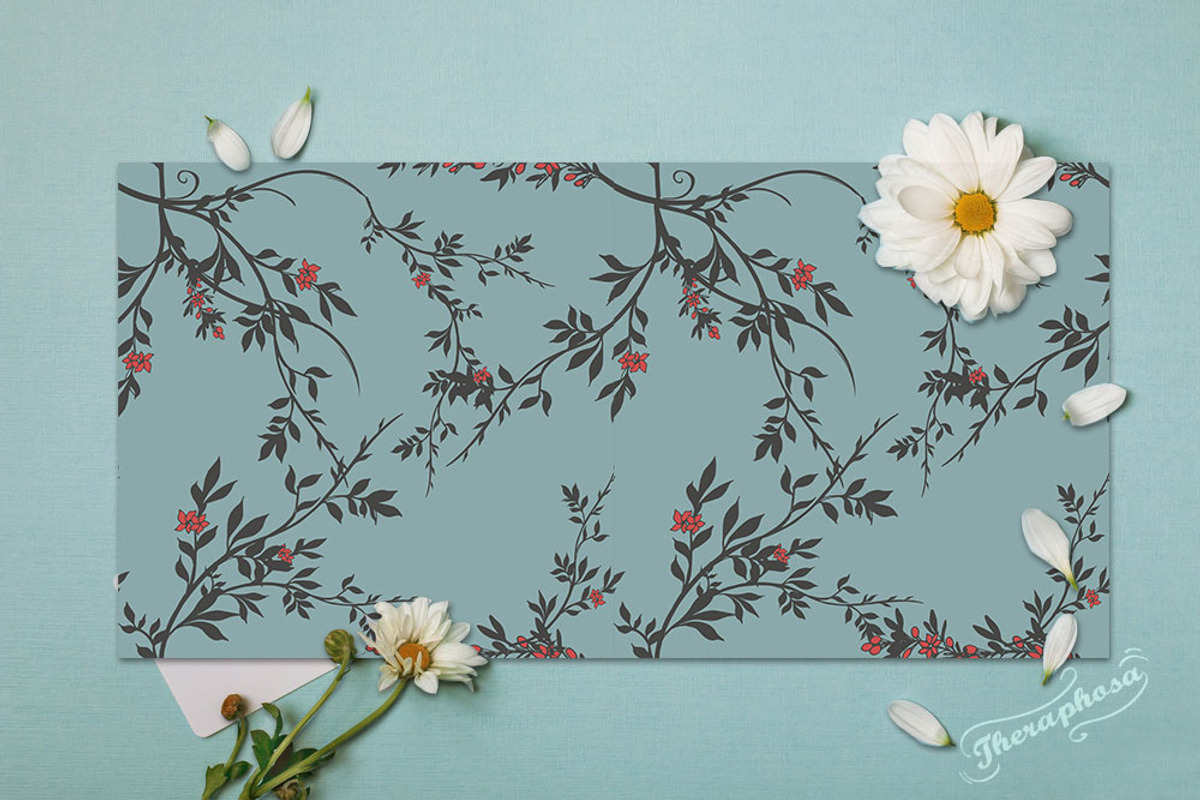 20JPG/EPS Tropical floral pattern, a Pattern Graphic by Theraphosath (Photo 9 of 34)