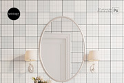 Bathroom Wallpaper Furniture Mockup, a Household Mockup by Mocart (Thumbnail 6 of 7)